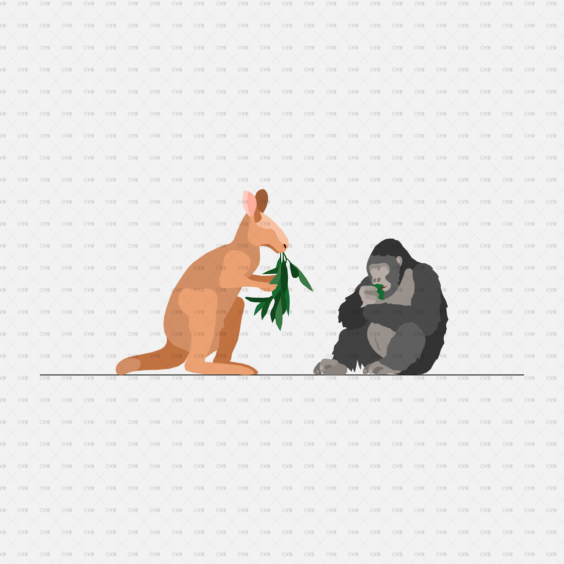 Download 13 Zoo Animals | DYNAMIC CAD BLOCKS | CADasBuilt – cadasbuilt