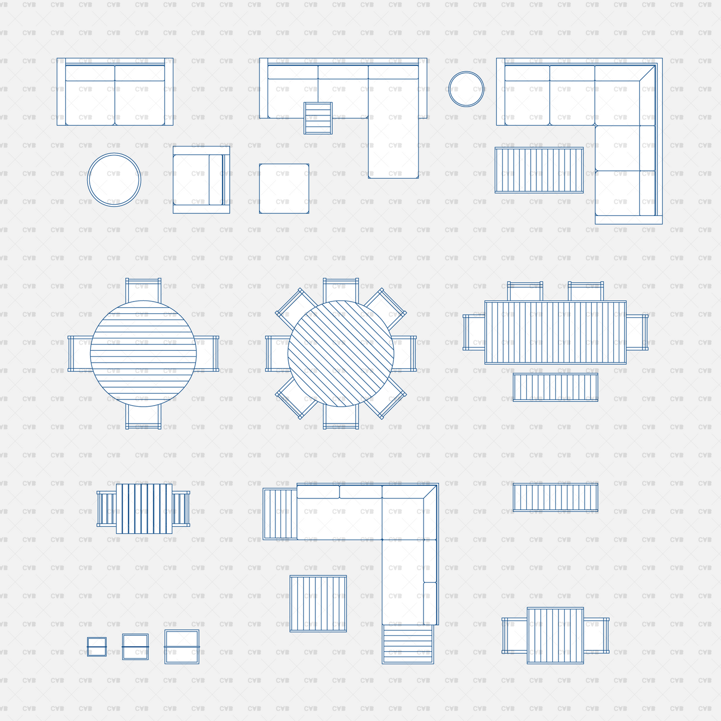 CAD Outdoor Furniture