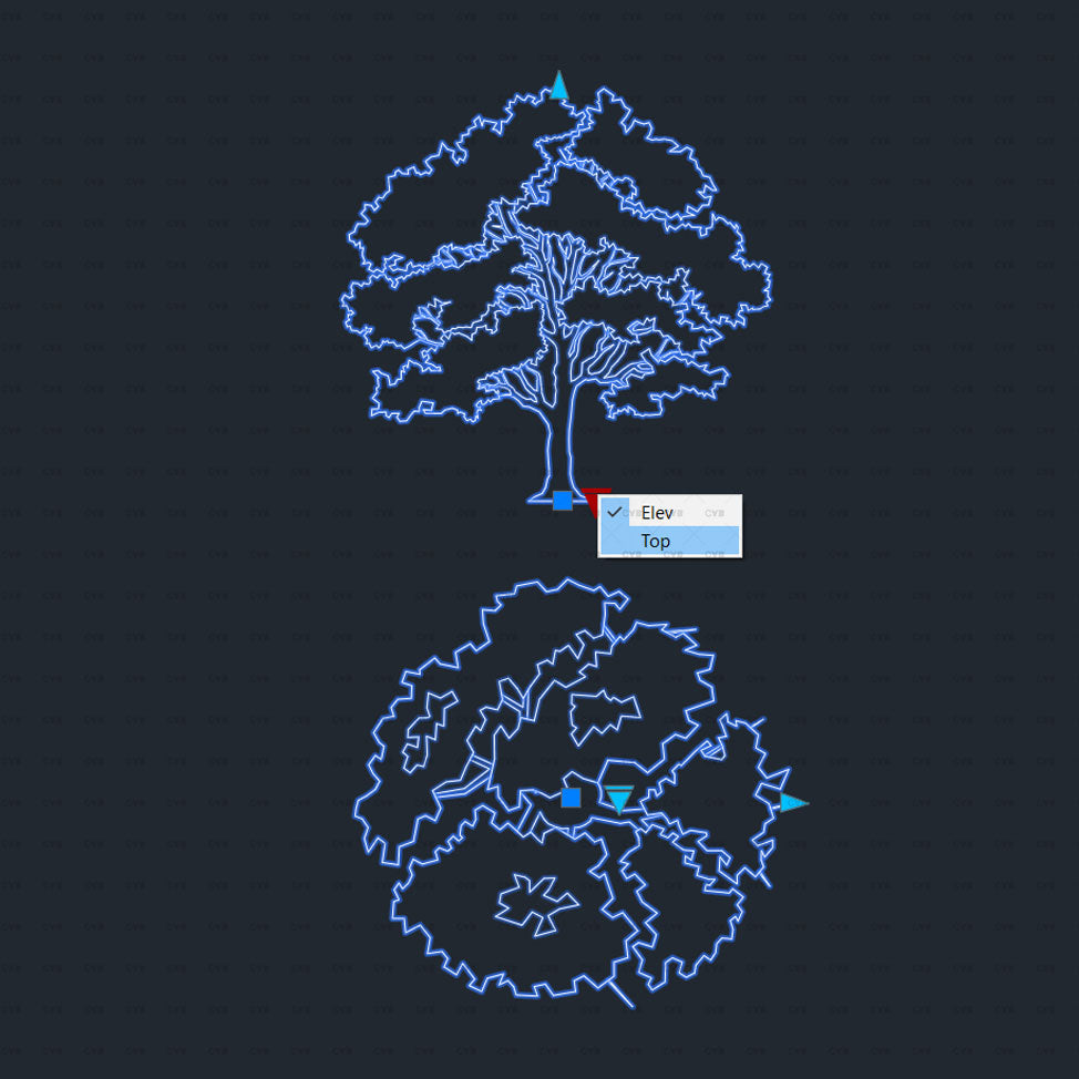 Download DYNAMIC CAD Trees BLOCKS | CADasBuilt – cadasbuilt